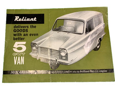 Reliant Regal 5cwt Van 1964-65