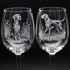 English Pointer Dog Crystal