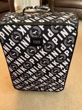 Victoria's Secret PINK Canvas rolling luggage suitcase Bag