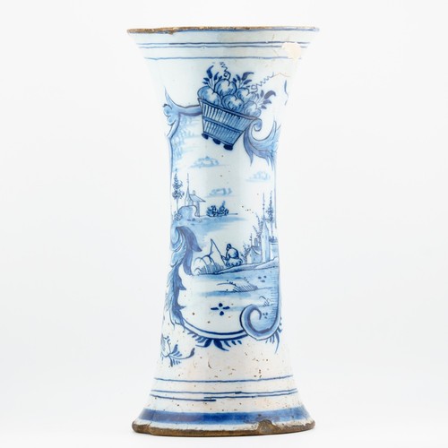 Dutch delftware vase porcelain - vase,