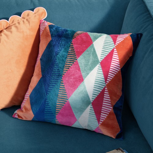 Furn metro harlequin - harlequin, velvet