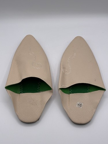 Moroccan babouche leather - moroccan,