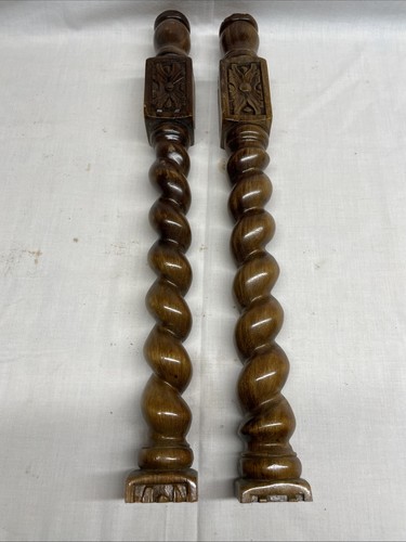Two large barley twist - two,