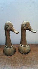 Vintage Solid Brass Duck haeds