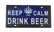  Keep Calm Drink Beer tin sign