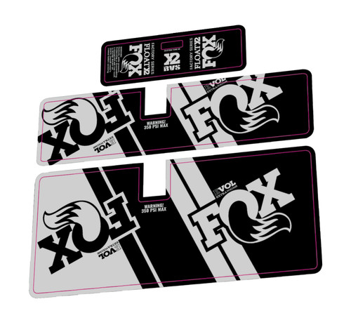 Fox rear shock stickers - rear,