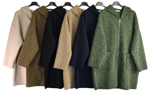 Italian lagenlook zip through - lagenlook,