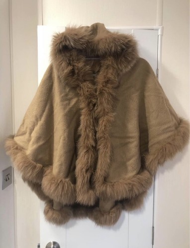 Girls mink cape - cape, poncho