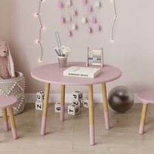 Kids Wooden Round Table