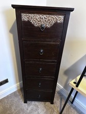 Ornate Chest Of Drawers Dark