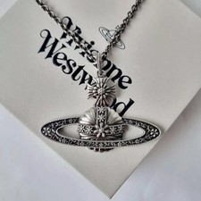 Vivienne Westwood Vintage Style Floral Punk Pendant Necklace
