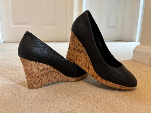 Oasis cork wedge heels - cork, shoes