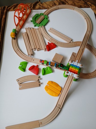 Brio large wooden train set - large,