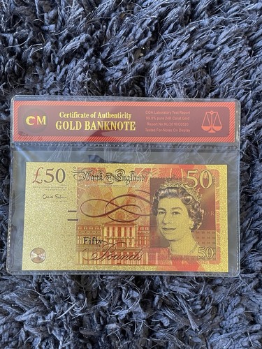 24k gold foil - £50,