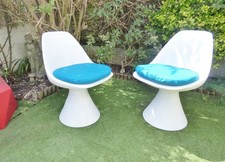 PAIR OF VINTAGE ARKANA MUSHROOM CHAIRS - 1970's