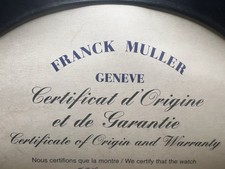 Franck Muller Box Watch Case