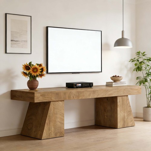 Rustic unit with - rustic, tv