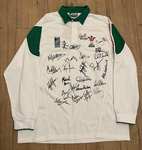 Wales 2003 rugby world signed - 2003,