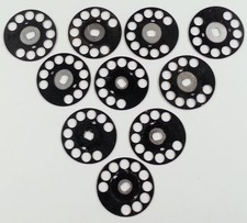 10 Vtg Telephone Phone Rotary