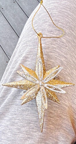 Vintage acrylic moravian star - acrylic,