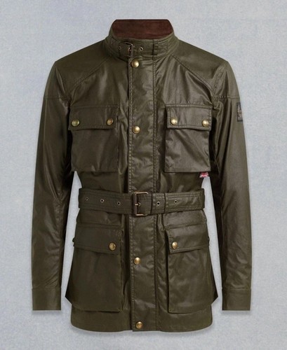 Belstaff men waxed cotton - belstaff,