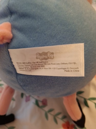 George large plush teddy - george,