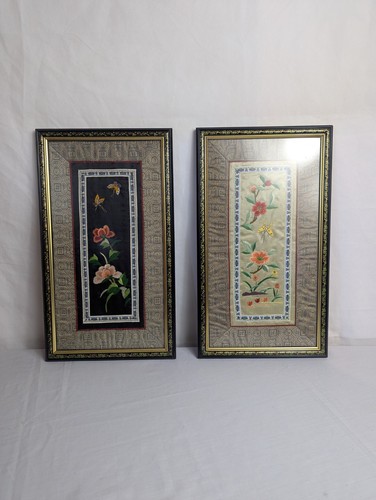 Vintage pair chinese - vintage, silk