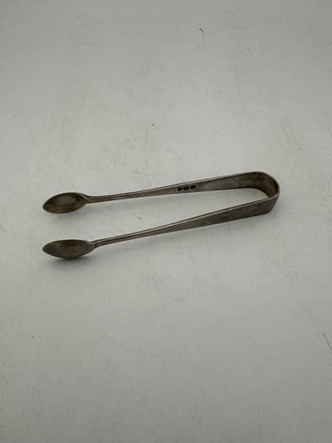 Silver hallmarked sugar tongs - hallmarked,