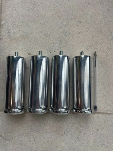Cylinder cabinet legs solid - 4x,