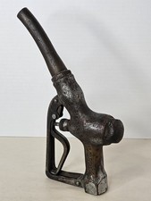 Tokheim 973 Brass Gas Pump Handle Antique Oil Gas Nozzle Service Station Garage