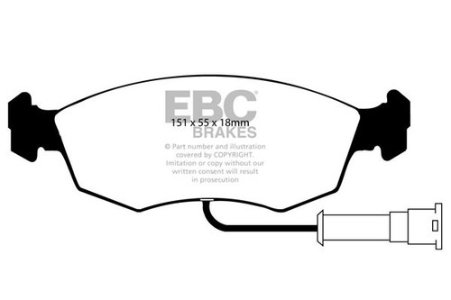 Ebc ultimax front - ultimax, pads