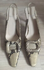 Ladies Vera Wang Snake Skin Sling Back Sandals Size 5.5 RRP £448