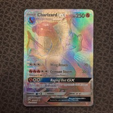 Pokemon Card Charizard GX 150/147 Rainbow Secret Rare Burning Shadows