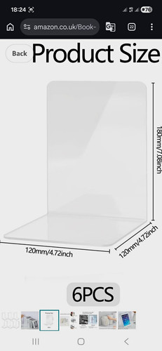 Clear plastic shaped - clear, l-shaped
