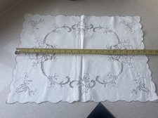 Vintage Hand Stitched Tray Cloth
