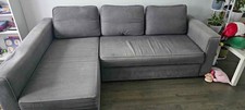 Grey Corner Sofa Bed  -
