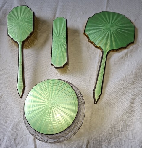 Vintage piece green - vintage, 4-piece