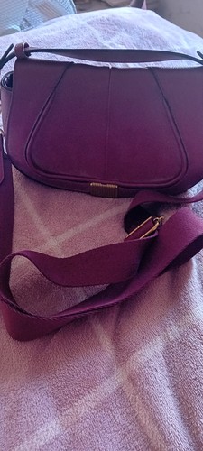 Next burgundy crossbody bag - burgundy,