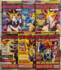 6X Yu-Gi-Oh World Magazines #2O,22,23,24,25,26.