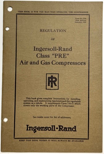 1930 ingersoll rand class - 1930, pre