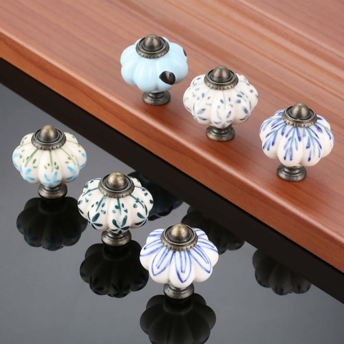 Pumpkin ceramic cabinet - cabinet, knob