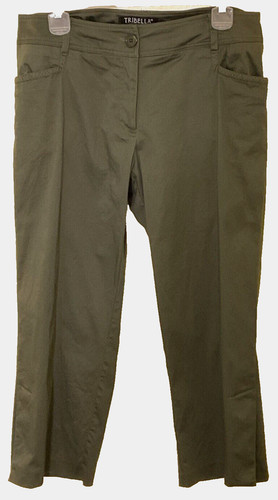 Tribella women capris - capris, olive