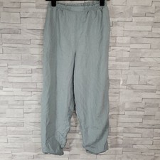 Ladies VINTAGE Shell Suit Bottoms Green Size 10-12 UK Medium Leg 30 Retro 