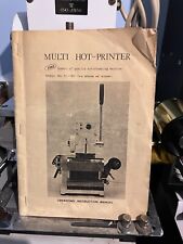 Kobo TC-180 Hot Foil Stamping Machine, business cards, key rings, cards.