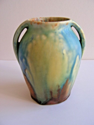 Art deco pottery vase - deco,