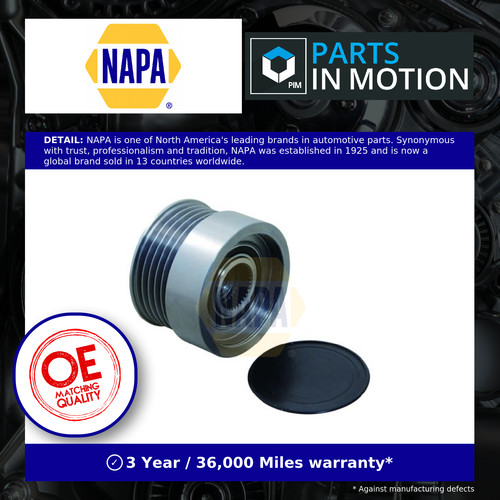 Overrunning alternator pulley - overrunning,