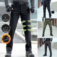 Men's Waterproof Thermal Hiking Tactical Trousers Outdoor Walking Combat Pants