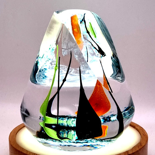 Caithness paperweight regatta - paperweight,