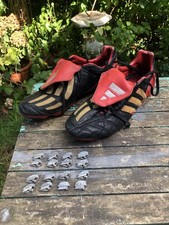 Adidas Predator Mania 2002-04 Black Beckham Size UK 12 (fits 11) Football Boots 