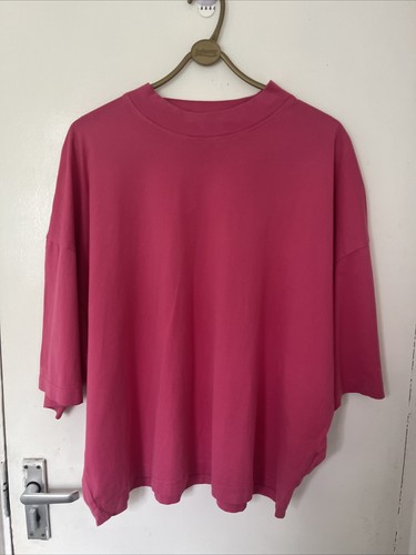 Cos bright pink boxy shirt - pink, t